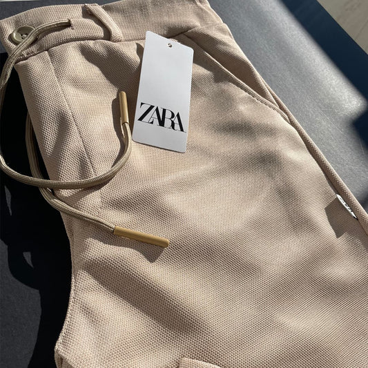 ZARA BEJ JOGGER PANTOLON